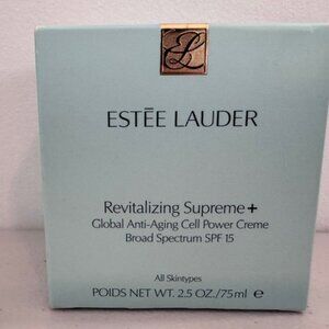 Estée Lauder Revitalizing Supreme+ Anti Aging Cream SPF15 2.5oz NEW Luxury